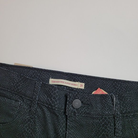 Levi's 720 Hi Rise Skinny Jeans Sz 24 - Picture 14 of 16